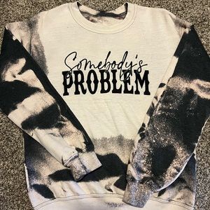 Somebody’s problem, Morgan Wallen, women’s crewneck